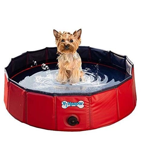 V-HANVER Foldable Dog Pool Hard Plastic, Small — Deals from SaveaLoonie!