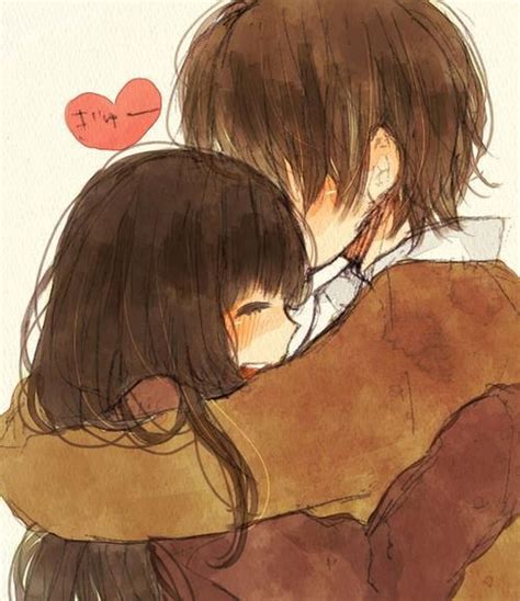 Anime Couple Hug Tumblr