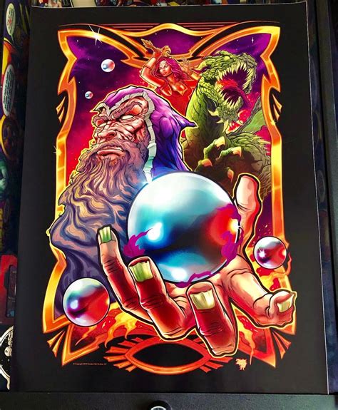 18” x 24” SPC Pinball Art Print / Zombie Yeti