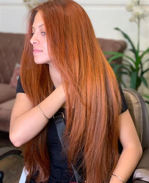 32 Best Orange Hair Color Shades Dark Brown Orange Long Straight Hair | atelier-yuwa.ciao.jp