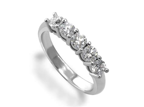 Airline 5 Diamond Band - Sarkisians Jewelry