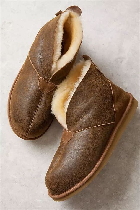 Men's Gunner Sheepskin Slippers with Arch Support | Slippers with arch ...