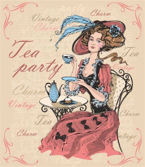 Tea Lady Clipart