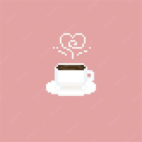 Pixel Art Coffee . Vectors, Stock & PSD, Pixel Cafe, HD phone wallpaper ...