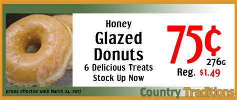 deals-honey-glazed-donuts | Country Traditions | Napanee