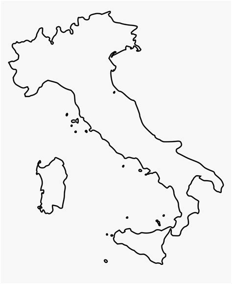 Outline Map Of Italy Printable ~ Free Printable Coloring - Blank ...