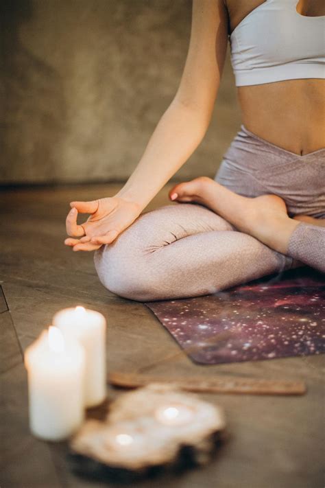 Meditating With Candles and Incense · Free Stock Photo