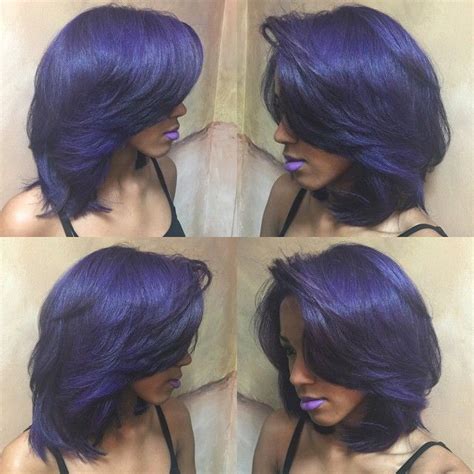 midnight purple hair - Google Search | Hair, Natural hair styles, Short hair styles