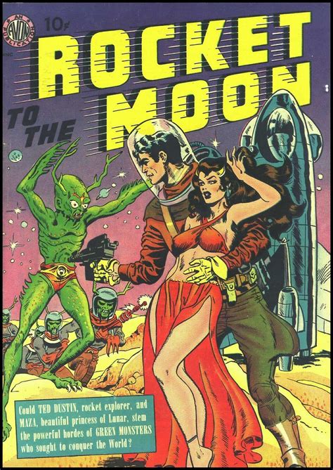 Rocket to the Moon, nn. Cover art by Joe Orlando, 1951. | Vintage comic ...