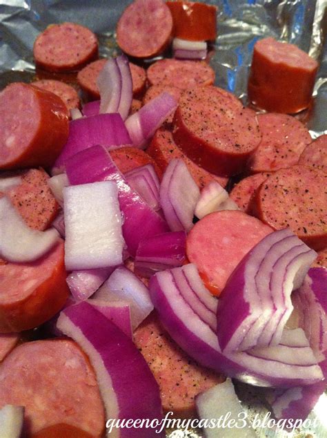 Grilled Kielbasa with Onions | Grace and Gravel - a Lifestyle Blog