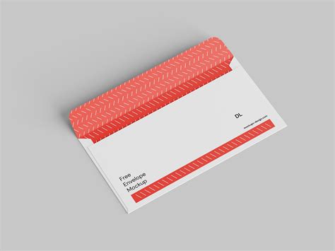 5 Mockups of DL Envelope from Various Angles Free Download | Resource Boy