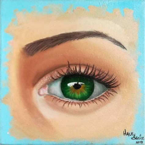 Green Eye Painting by Hale Ogsuz | Saatchi Art