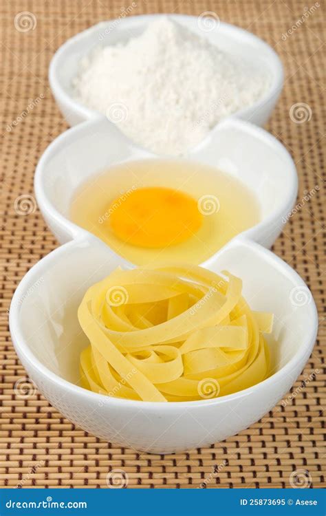 Pasta, Egg Yolk And Flour Royalty-Free Stock Photo | CartoonDealer.com ...