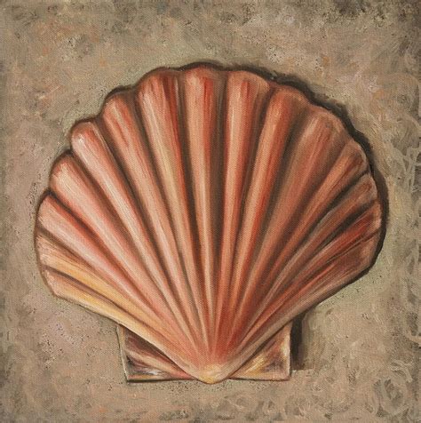 shell paintings | Colorful art paintings, Beach art painting, Seashell ...