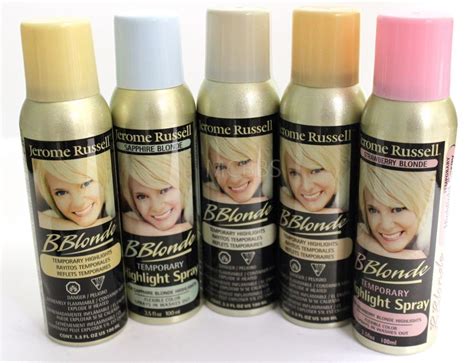 JEROME RUSSELL B BLONDE TEMPORARY HIGHLIGHTS SPRAY (5 COLORS) 3.5 FL. OZ. | Hair color spray ...