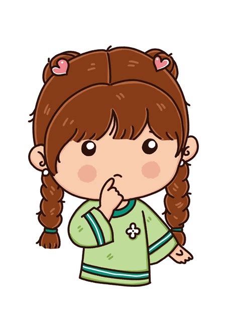 Cute Girl Cartoon Character 20009412 PNG, 53% OFF