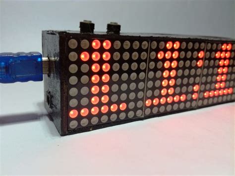 Led Matrix Clock with Arduino | Led matrix, Arduino, Matrix