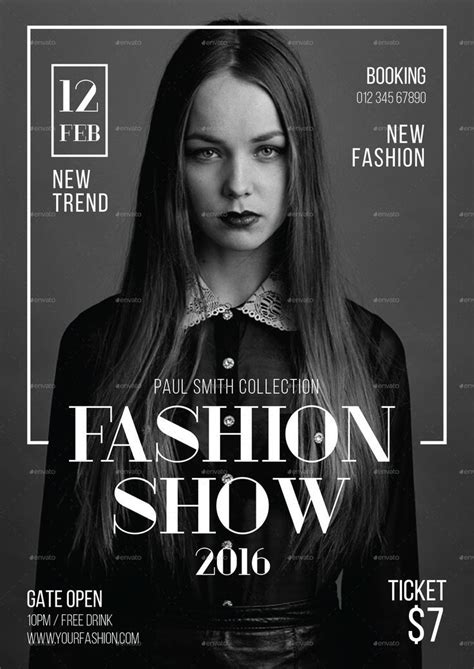 Fashion poster design, Fashion show poster, Fashion poster