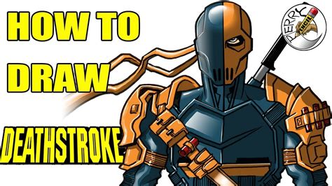 How to draw Deathstroke - YouTube