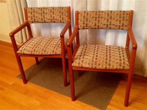 Four J.L. Moller Dining Chairs // Arms & by ModernaireMCMStudios | Chair, Dining chairs, Armchair