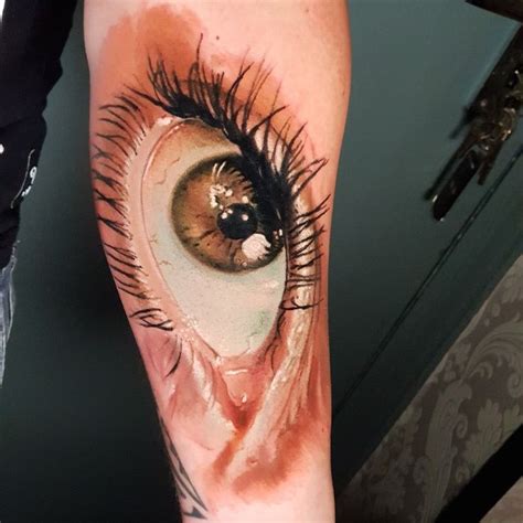 Realistic eye full colour tattoo | Realistic eye tattoo, Eye drawing, Eye tattoo