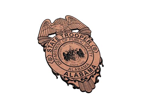 Alabama State Trooper Badge SVG - Etsy