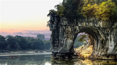 Hintergrundbilder : Landschaft, China, See, Wasser, Rock, Betrachtung, Himmel, Cliff, Fluss ...