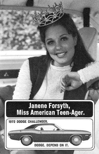 1972 Dodge Challenger | With Janene Forsyth, Miss American T… | Flickr