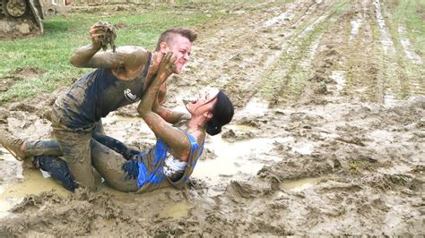 CRAZY MUD WRESTLING!! - YouTube