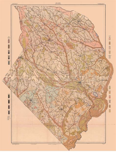 Robeson County Soils Map, 1908 North Carolina - Old Map Reprint - OLD MAPS