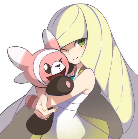 Lusamine y Stufful | Pokemon lusamine, Pokémon heroes, Pokemon waifu