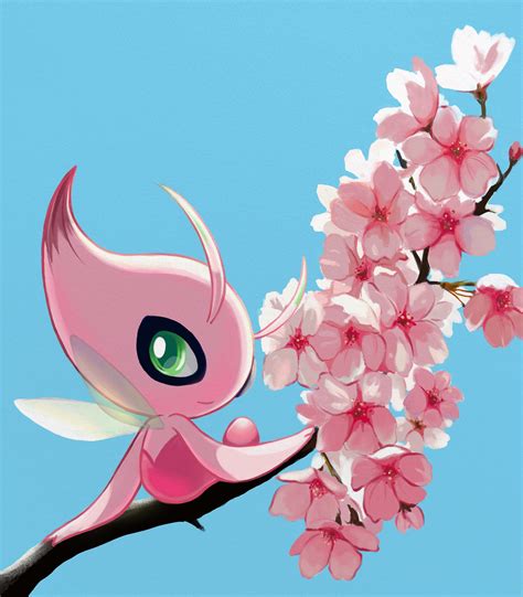 A4 Printable Shiny Celebi pokemon digital art zarude pokemon | Etsy