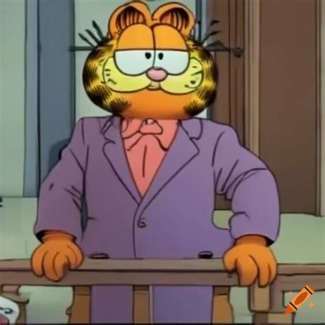 Garfield comic strip promoting autism awareness on Craiyon