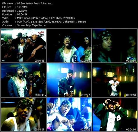 Bow Wow Feat. J-Kwon And Jermaine Dupri - Fresh Azimiz - Download High-Quality Video(VOB)