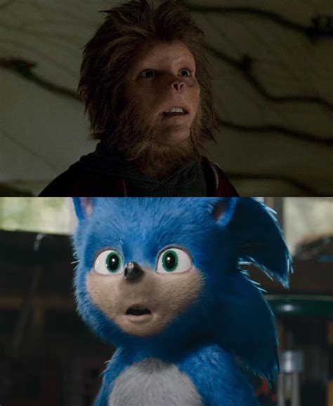 Sonic's design inspired by Peter's monkey transformation in Jumanji (1995) : r/moviescirclejerk