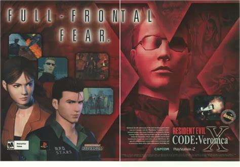 RESIDENT EVIL CODE: Veronica X Print Ad/Poster Art Playstation 2 PS2 $14.99 - PicClick