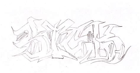 The Art of Grey Matter: "SICK" graffiti sketch