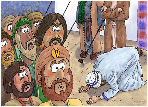 Numbers 16 - Korah’s rebellion - Scene 02 - Now listen, you Levites! | Bible Cartoons