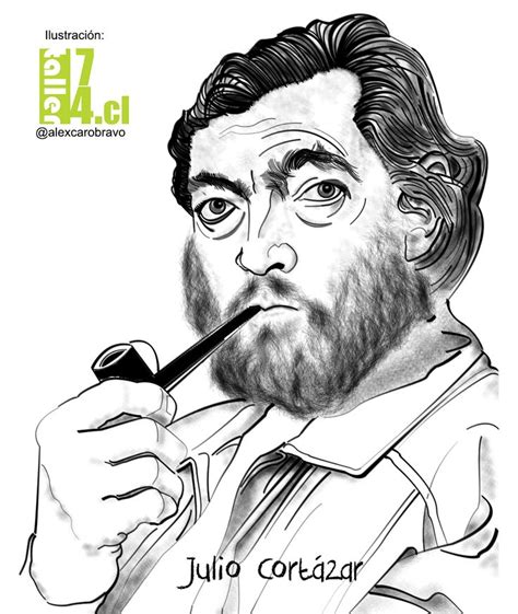 Julio Cortázar | Escritores, Julio cortázar, Ilustraciones