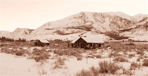 Eastern Sierra Winter - Old Homes Free Stock Photo - Public Domain Pictures