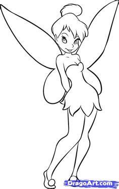 How to Draw Tinkerbell, Step by Step, Disney Characters, Cartoons ...