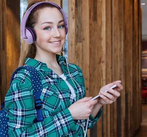 Kids Headphones for School, Jelly Comb Girls Lightweight Foldable Stereo Bass Kids Headphones ...