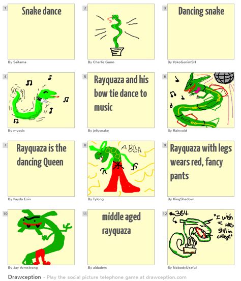 Snake dance - Drawception