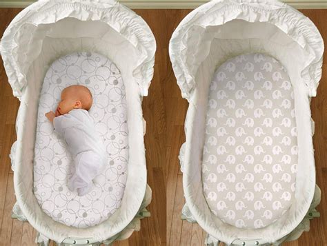 3 Pack 100% Organic Cotton Jersey Fitted Bassinet Sheets – Cambria Baby