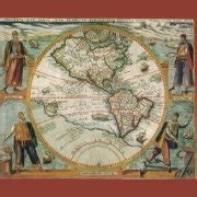 Antique Old World Map of the Americas, 1597 Poster | Zazzle.com