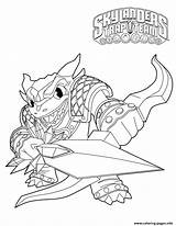 Skylanders Trap Team Wildfire Snap Shot Coloring Page Printable sketch template