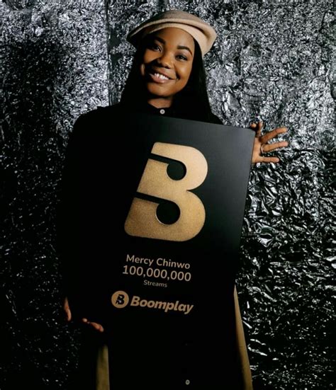 Mercy Chinwo Celebrates New Achievement From Boomplay