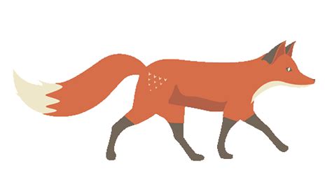 Fox Walk Sticker for iOS & Android | GIPHY