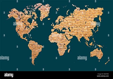 Mapa del mundo con los continentes fotografías e imágenes de alta resolución - Alamy