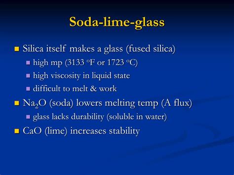 PPT - Ch 4 - Physical Properties: Glass and Soil PowerPoint ...